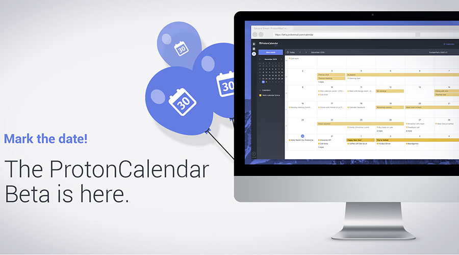 ProtonMail Adds Encrypted Calendar to its Gmail-Rivalling Service